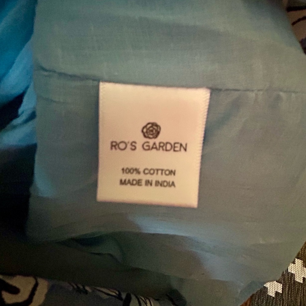 Tuckernuck Ro’s Garden Tuscany Midi Dress Olga Blue XS NWT! - Picture 9 of 14